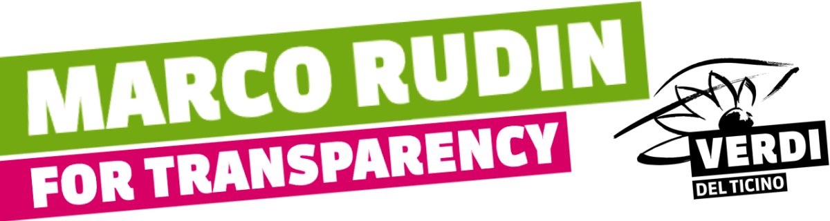 Marco Rudin for transparency